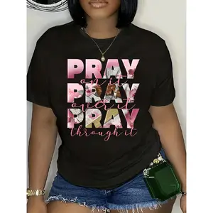 Women's pray Summer Short Sleeve T-Shirt