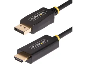 StarTech 3.3ft DisplayPort to HDMI Adapter Cable Black 3F-DP-HDMI-4K60-HDR