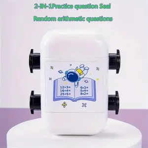 Abs Math Addition Subtraction Multiplication Division Teaching Stamp, Random Arithmetic Tool for Students, School Supplies Gift