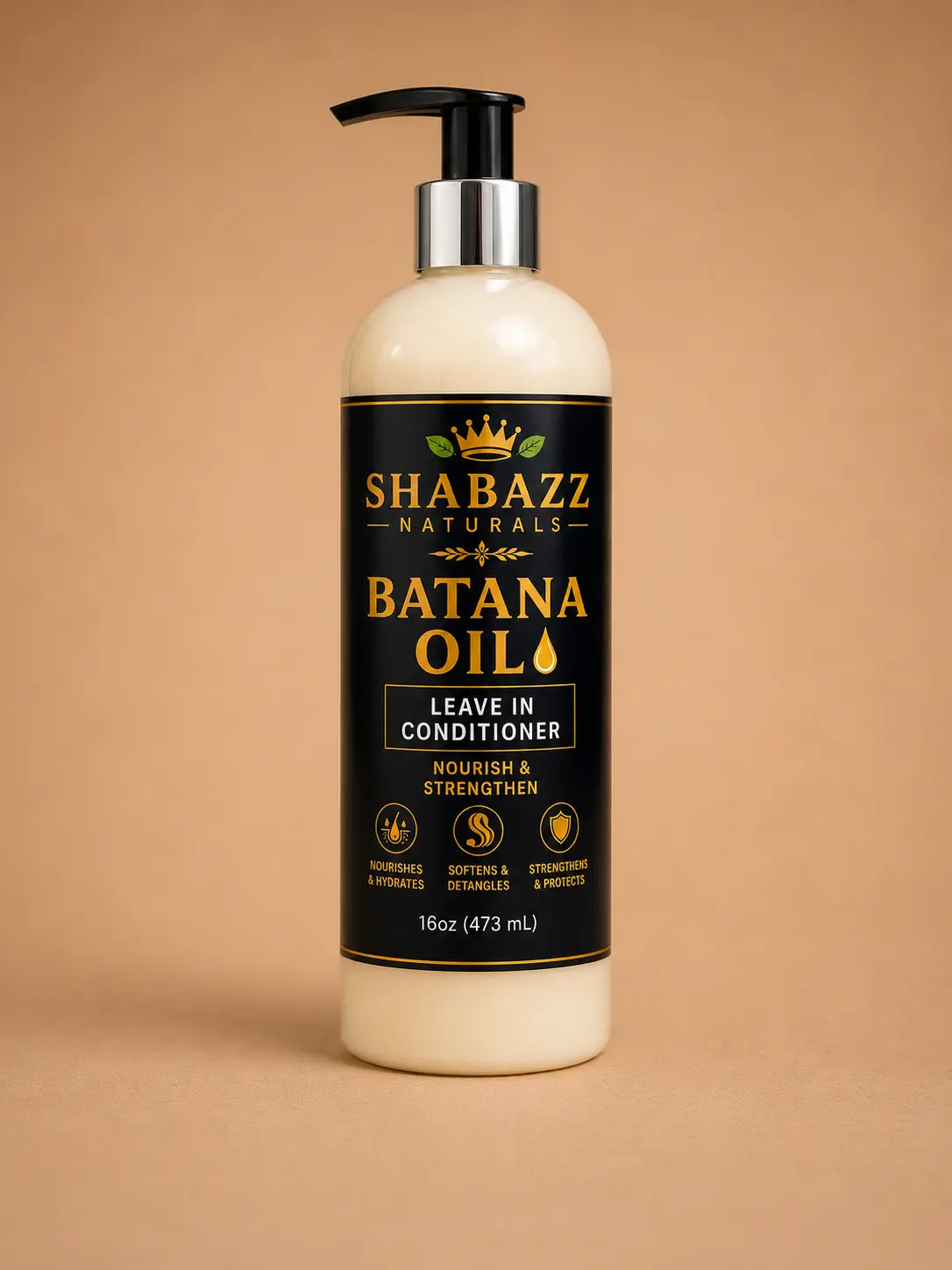 Shabazz Naturals Batana Oil Leave in Conditioner 16 oz.