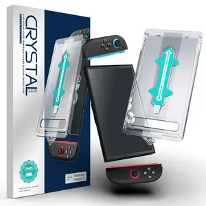 Switch 2 Screen Protector [7.9 Inch 2025 Model], Tempered Glass 9H Hardness, Anti-Scratch, Bubble-Free with Auto-Installation Frame, Ultra HD Clear, Touch Sensitive