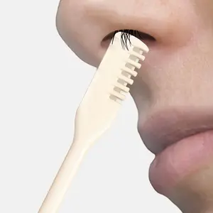 360° Dual-Sided Nose Hair Trimmer, Manual Rotating Nose Hair Razor, Effective Removal of Nasal Hair and Earwax, Portable Design, Home Use