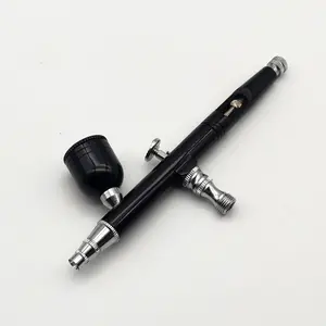 Multifunctional Spray Pen Kit, 1 Set Precision Double Action Gravity Paint Spraying Tool with Small Dropper & Wrench for Model Coloring, Furniture Repairing, Nail Art