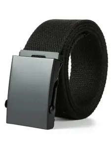 Men's Adjustable Canvas Nylon Work Belt, Adjustable Buckle, Durable Fashion Design for Golf Sports, Suitable for Any Occasion, Daily Use