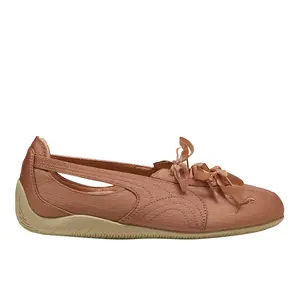 PUMA Womens Speedcat Ballet Nova Satin Sneakers Shoes Casual - Brown