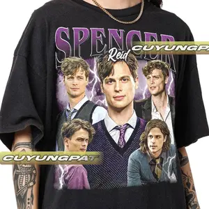[Sale Up To 40%] Spencer Reid Vintage T-Shirt, Gift For Woman and Man Unisex T-Shirt