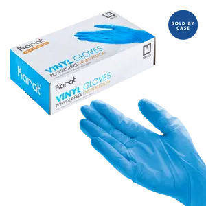 [1,000 ct] Vinyl Gloves | Latex-Free | Powder-Free | Blue | Medium