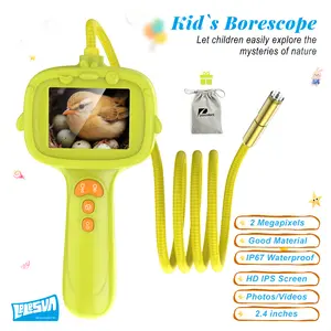 LELESUN Kids Exploration Camera with Screen & Light – Waterproof Outdoor STEM Toy with Adventure Bag for Backyard, Water & Nature Adventures, Kids Age 4–10