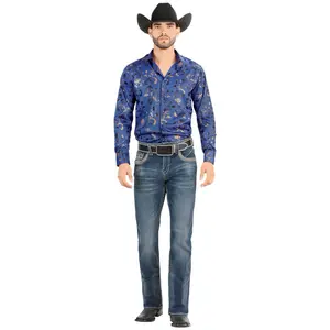 Jeans MT4642 Cowboy Style Blue - Classic Denim Fit for Cowboy Look