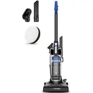 Eureka NEU10AE5 Powerful Bagless Upright Vacuum Cleaner Carpet and Floor, Airspeed Ultra-Lightweight Vacuum Cleaner, W/ Replacement Filter, Blue Eureka