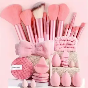 Professional Makeup Brush Set Cosmetic 13pcs/33pcs with Accessories, Soft Bristles for Mixed Skin, Ideal for Beginners, Perfect for Daily Use