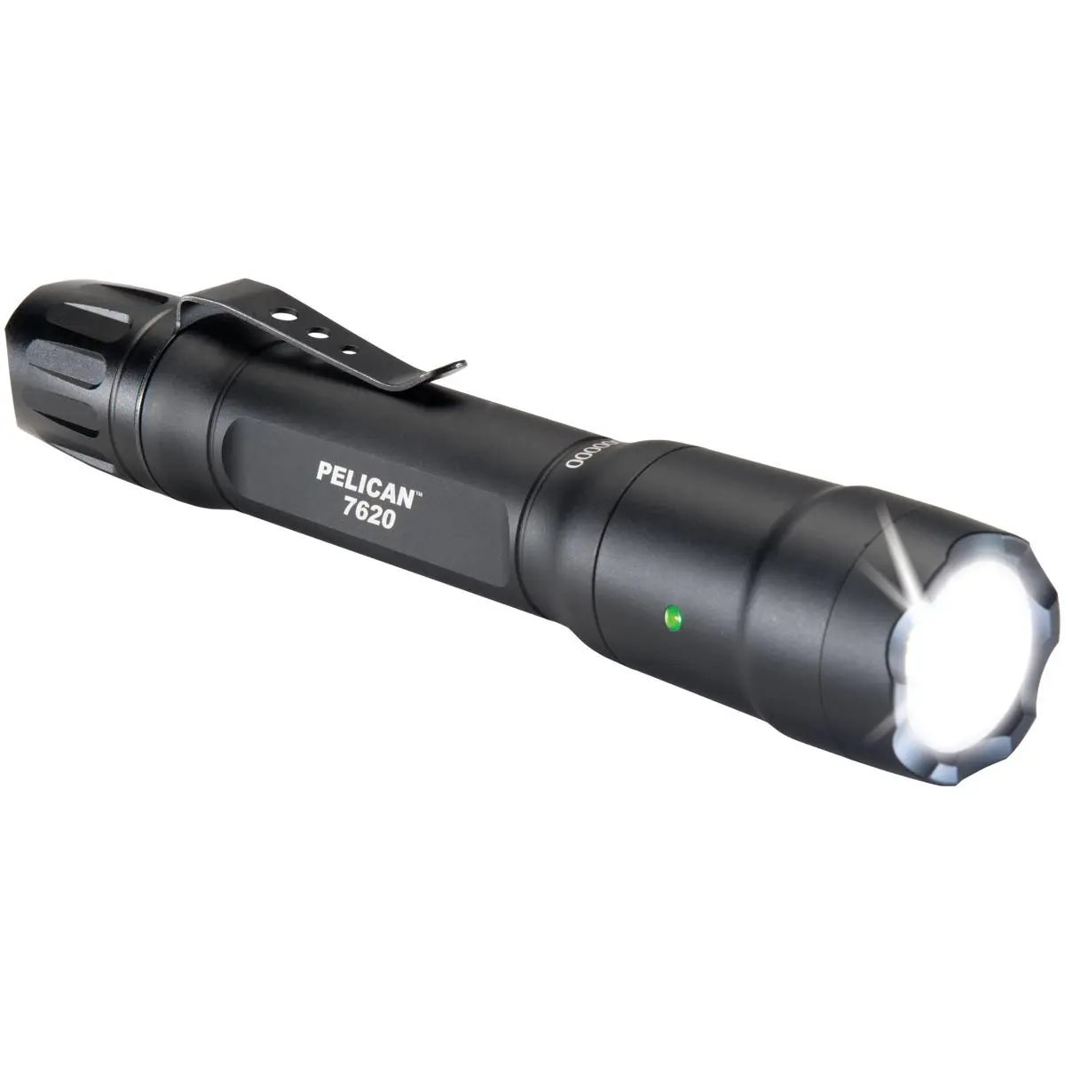Pelican 7620 Tactical LED Flashlight, 1124 Lumens, Black, AA Battery Power