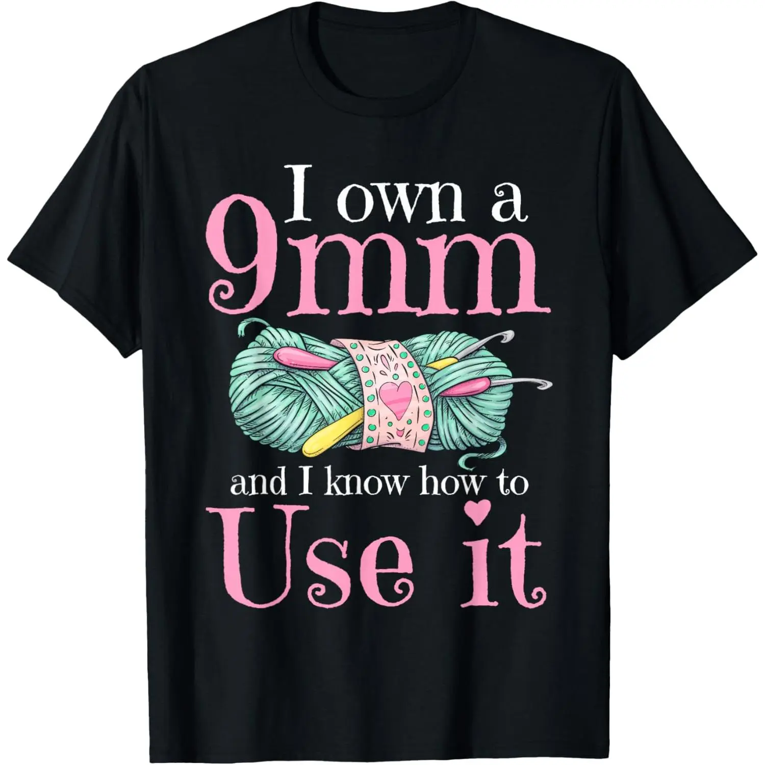 100%cotton Funny Crocheting Weekend Forecast Crochet T-Shirt
