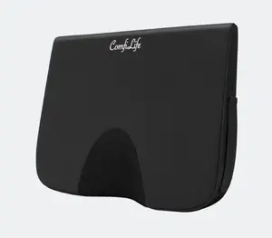 ComfiLife | Premium Car Seat Cushion with Leatherette Removable Cover for Office, Home and Car, Ergonomic Wedge Shape ergonomic desk gamer desk