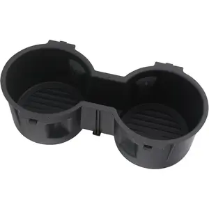 Front Seat Dual Cup Holder Rubber Insert Fitment 2016-2022  F150 F250 F350 F450 F550 Super Duty  Accessories
