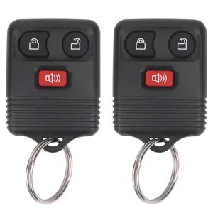 Keyless Entry Remote Key Fob Compatible with Ford F150 F250 F350 Escape Expedition Explorer Ranger, Lincoln, Mercury, Mazda and More, Replacement for CWTWB1U331 CWTWB1U345, 3 Button (Pack of 2)