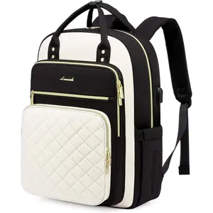 Lovevook Laptop Backpack Purses for Women,Nurse Teacher College Work Study Commuter Bag with 15.6 inch Laptop Compartment,Lightweight Travel Casual Daypacks With USB Port