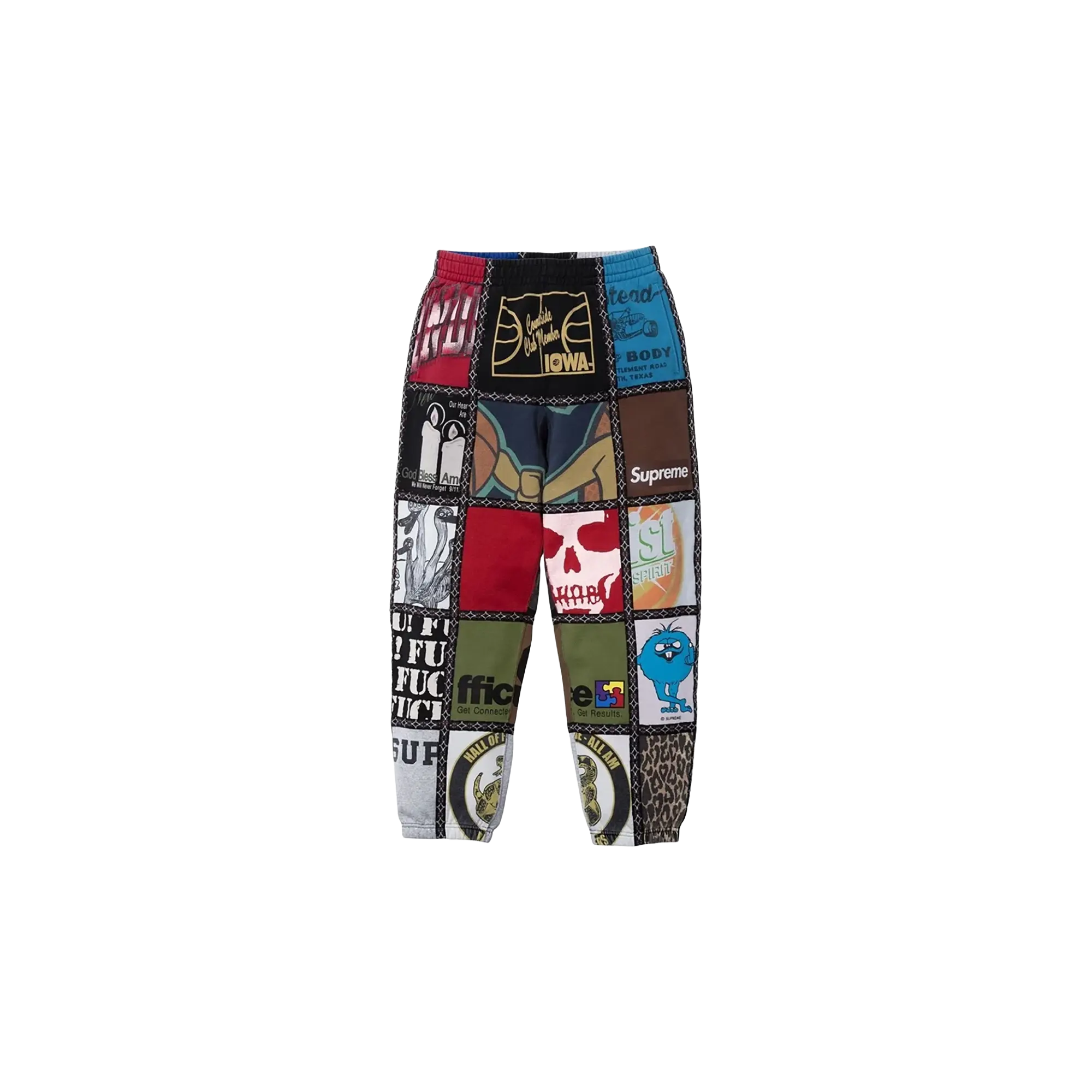 Number (N)ine Patchwork Sweatpants "FW25 - Multicolor" SU27581
