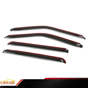 Window Visor In Channel Rain Guards Vent Shade Fit For Ford F150 15-24 SuperCrew