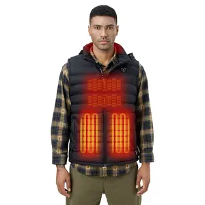 iHood Men's Heated Vest with 7.4V 14400mAh Battery Pack Menswear Tops Underwear