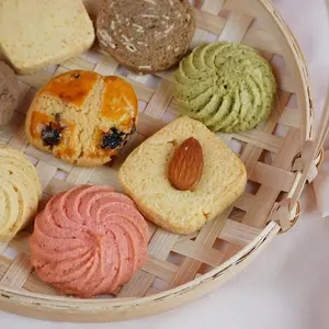 Dao Xiang Cun Enjoy Time Pastry Gift Box 360g - Assorted Cookies, Salted Egg Yolk Pastry, Oatmeal Biscuits, Milk Crisps - Perfect for Gifts & Snacks