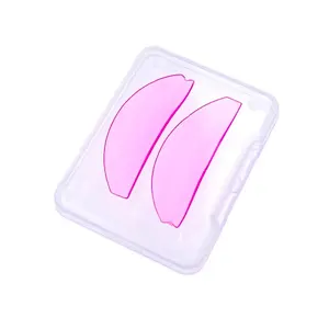 1 Pair Reusable Lashes Perm Pads Silicone Self-adhesive Lash Lifting Rod Shields 3D Eyelash Curler Accessories Applicator Tools Eyelash Curlers Pad