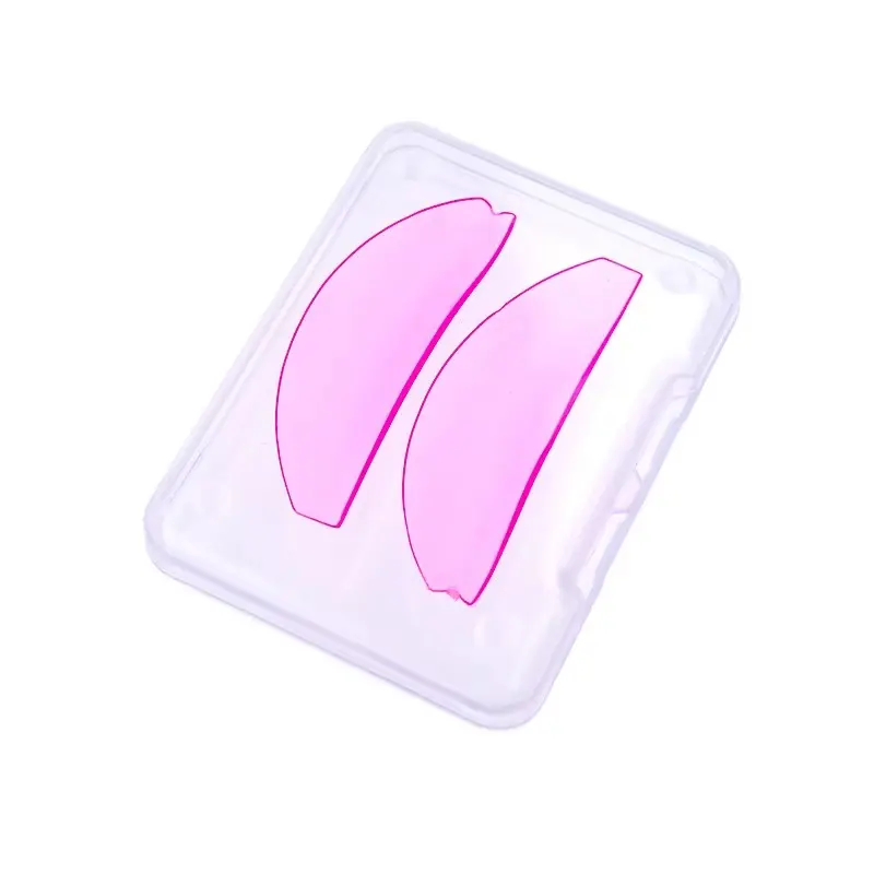 1 Pair Reusable Silicone Self-Adhesive Lash Lift Perm Pads, Lash Lifting Rod Shields, Eyelash Curler Applicator Tool