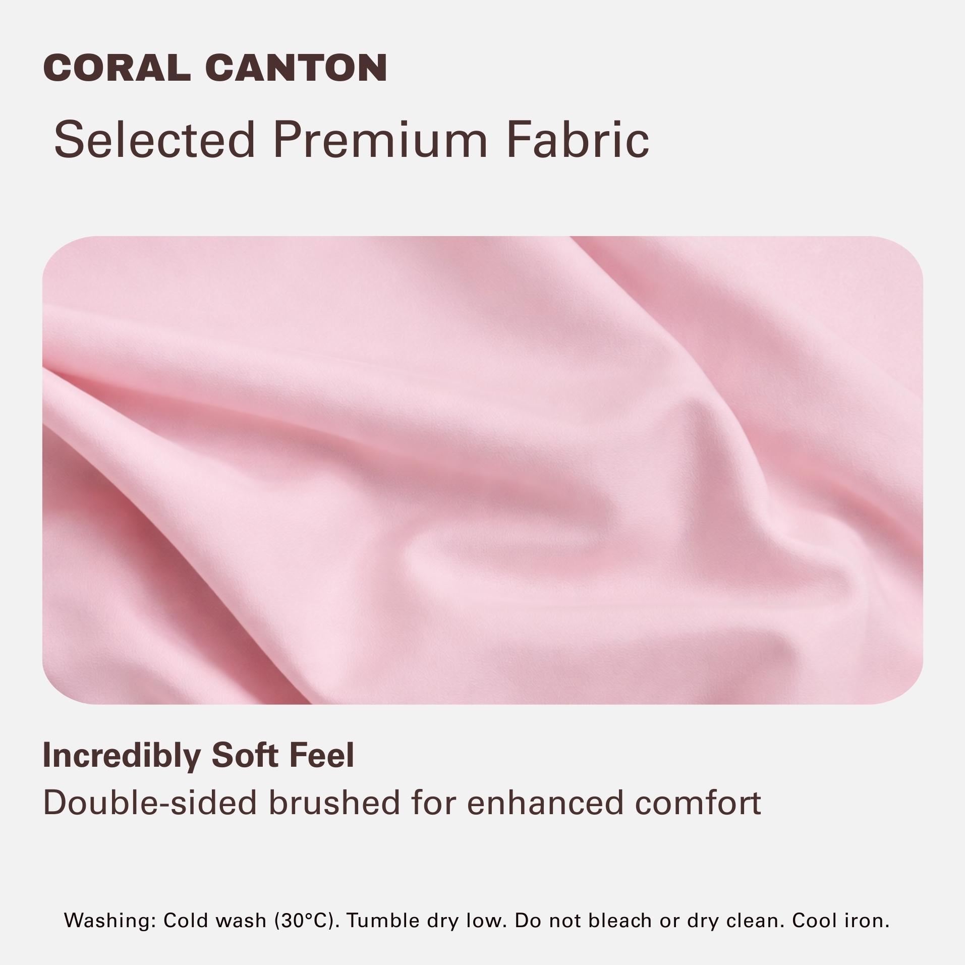 Coral Canton High Waistband Stretch Flared Pants