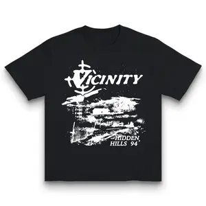 Vicinity Hidden Hills '94 Vintage Retro Graphic Tees - 90s Throwback Streetwear Staple, Timeless Urban Casual Essential, Classic Fit Everyday Go-To For Women For Men [180G 100% cotton, lightweight and breathable, soft and comfortable]