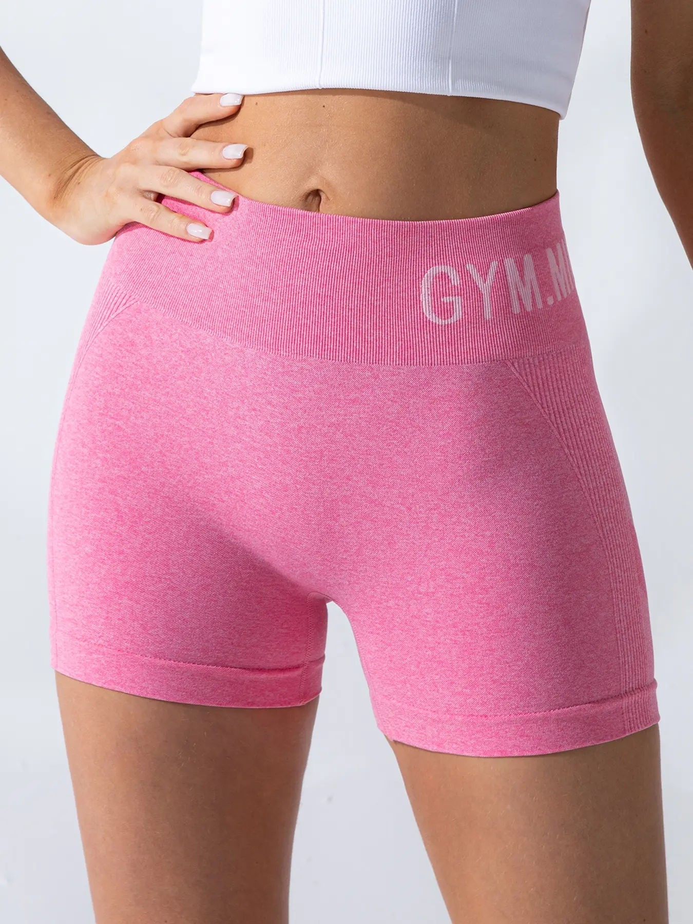 Women's Sporty Letter Print Shorts, Breathable Soft Comfortable Gym Yoga Running Tight Fit Summer Wear, Ladies Fitness Activewear Women's Sporty Letter Print Shorts, Breathable Soft Comfortable Gym Yoga Running Tight Fit Summer Wear, Ladies Fitness Activewear