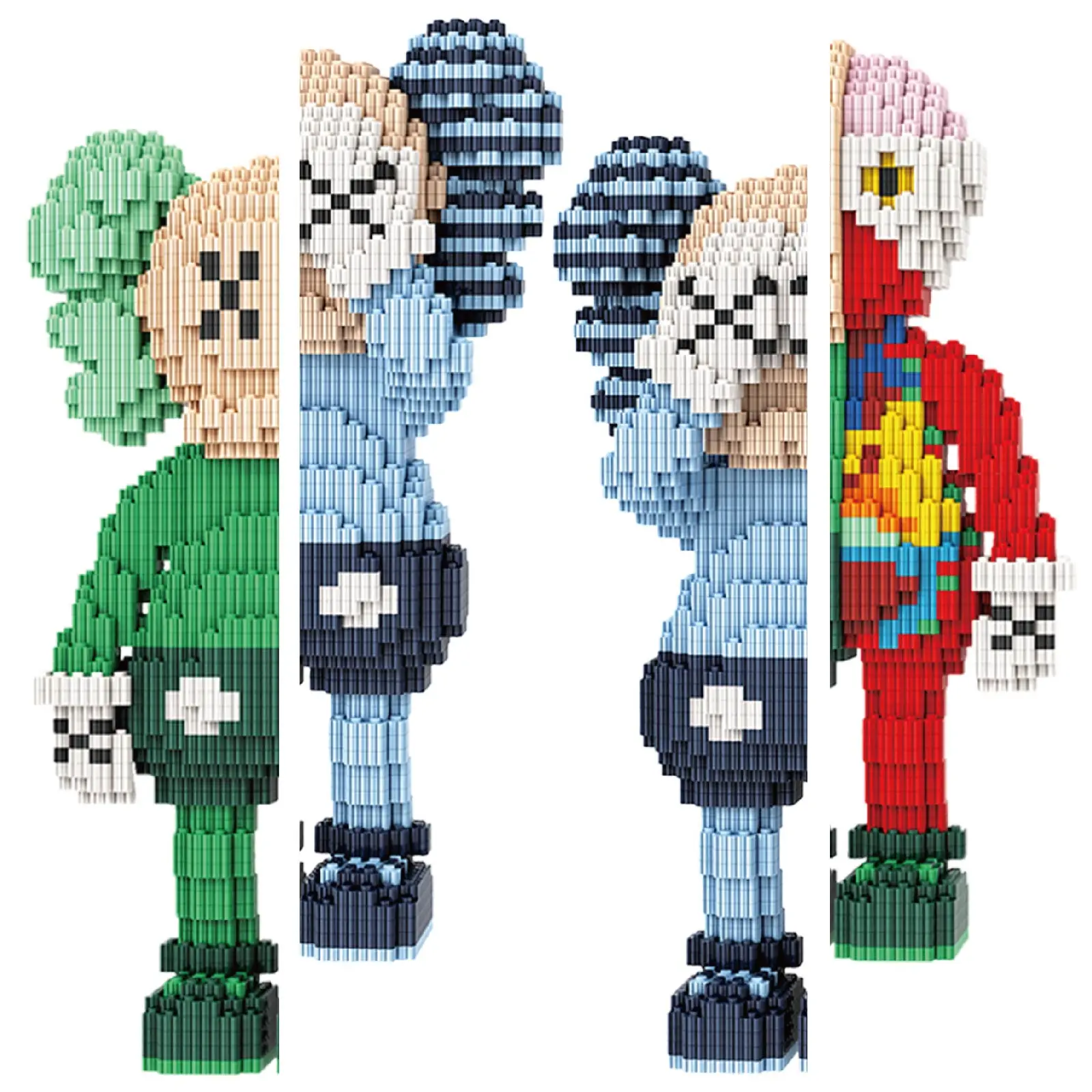 Urban Art Figure Building Blocks Set — 3D Micro Building Block Model, Street Style Collectible & Unique Display Gift for Adults & Teens | YaoYaoPlay