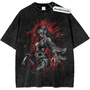 Nezuko Kamado Anime Shirt, Demon Slayer Vintage T-Shirt, Gift For Men, Gift For Women, Crew Neck T-shirt, Trending T-shirt