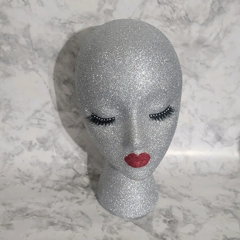 Female Styrofoam Mannequin Head (Sylvia)