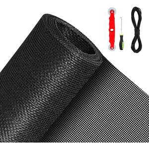 Pet Proof Window Screen Replacement Kit, 39"x118" Durable High Hardness Screen Mesh Replacement Window Screens Repair Kit for Sliding Screen Door,Patio and Windows.(Folded Package with Tool Kit)