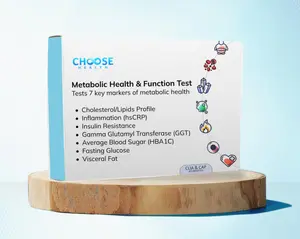 Choose Health 7-in-1 Metabolic Test Kit For Cholesterol, Blood Sugars, Insulin Resistance At Home