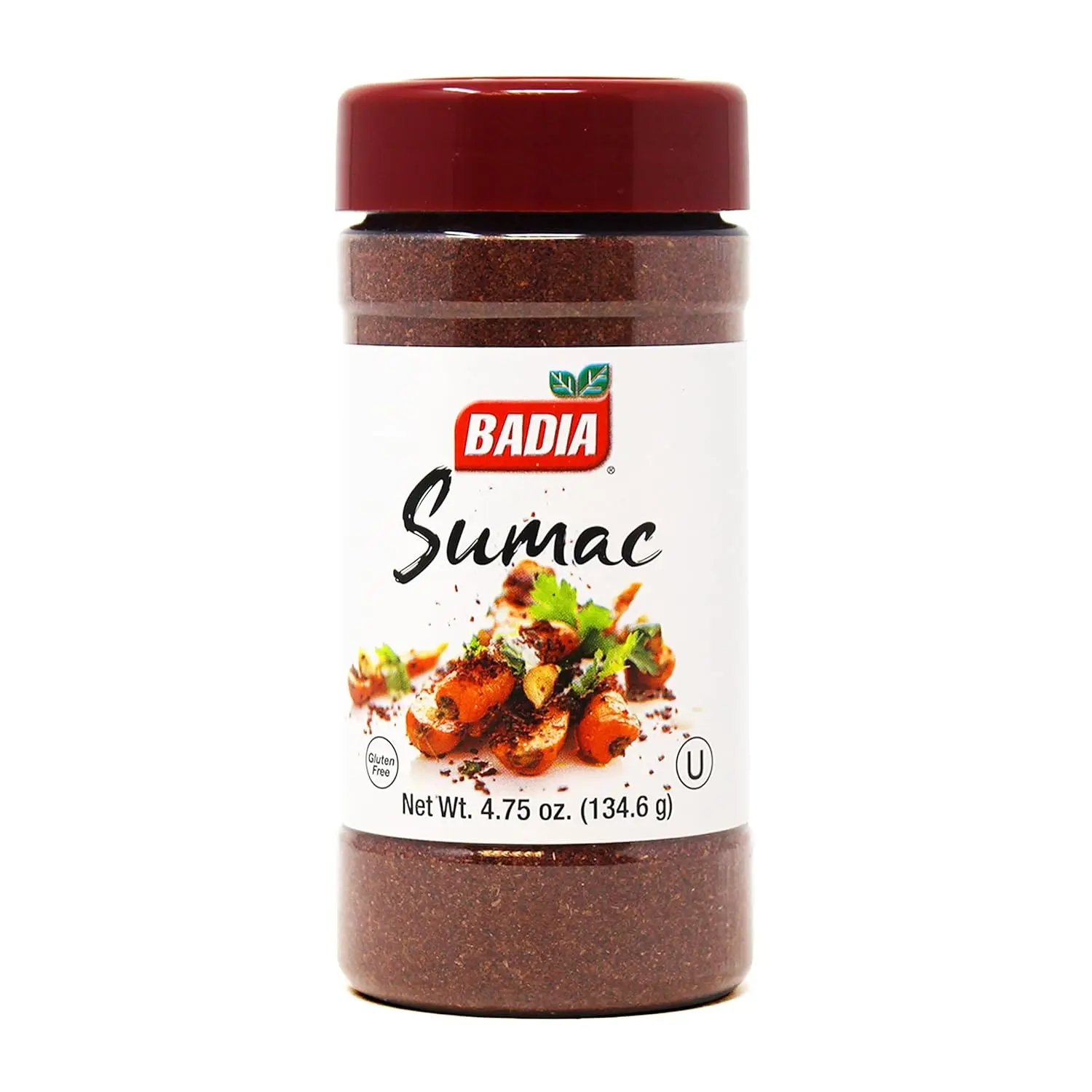 Badia Ground Sumac Spice Powder Bottle, 4.75 oz - Tangy Citrus Seasoning for All Ages, Authentic Flavor, Gluten Free, Kosher for Savory Dishes