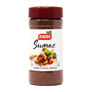 Badia Sumac Spice, 4.75 oz - Ground Sumac Seasoning, Tangy Citrus, Authentic Flavor, Gluten Free, Kosher