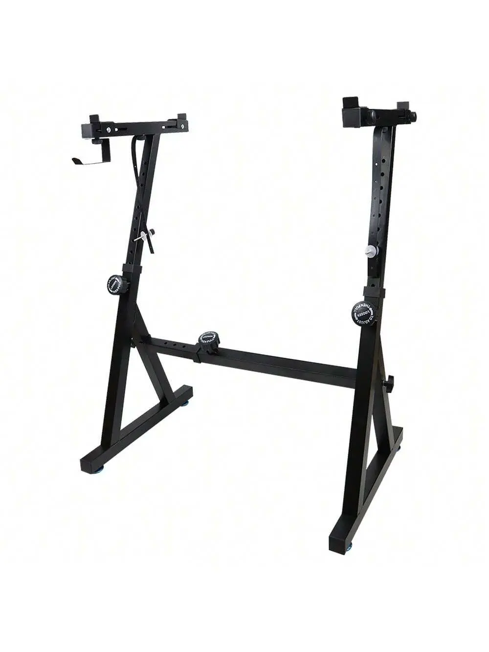 Gaomon Heavy-Duty Foldable Keyboard Stand with Sturdy Reinforced Z-Frame, Adjustable Width, Height & Legs, 250lbs Load Capacity for 54-88 Key Electric Pianos, Portable for Use & Storage, Adjustable Legs, Beginner, 62-92 Cm, Keyboard Accessories, Protectio