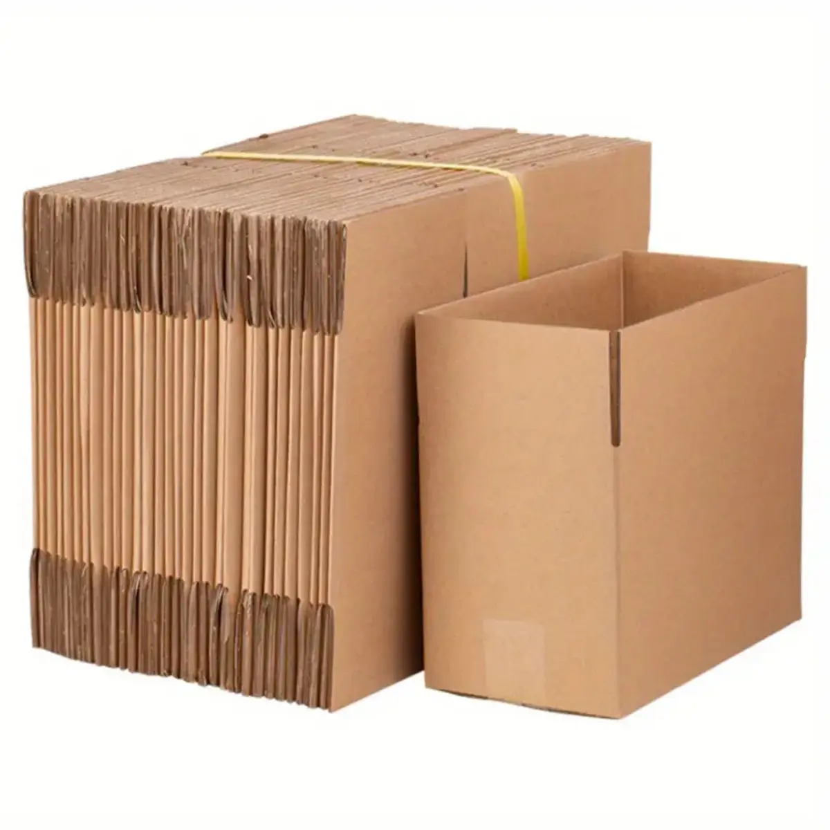 Corrugated Paper Boxes 8x6x4"(20.3*15.2*10cm)Yellow Corrugated Paper Boxes 8x6x4"(20.3*15.2*10cm)Yellow