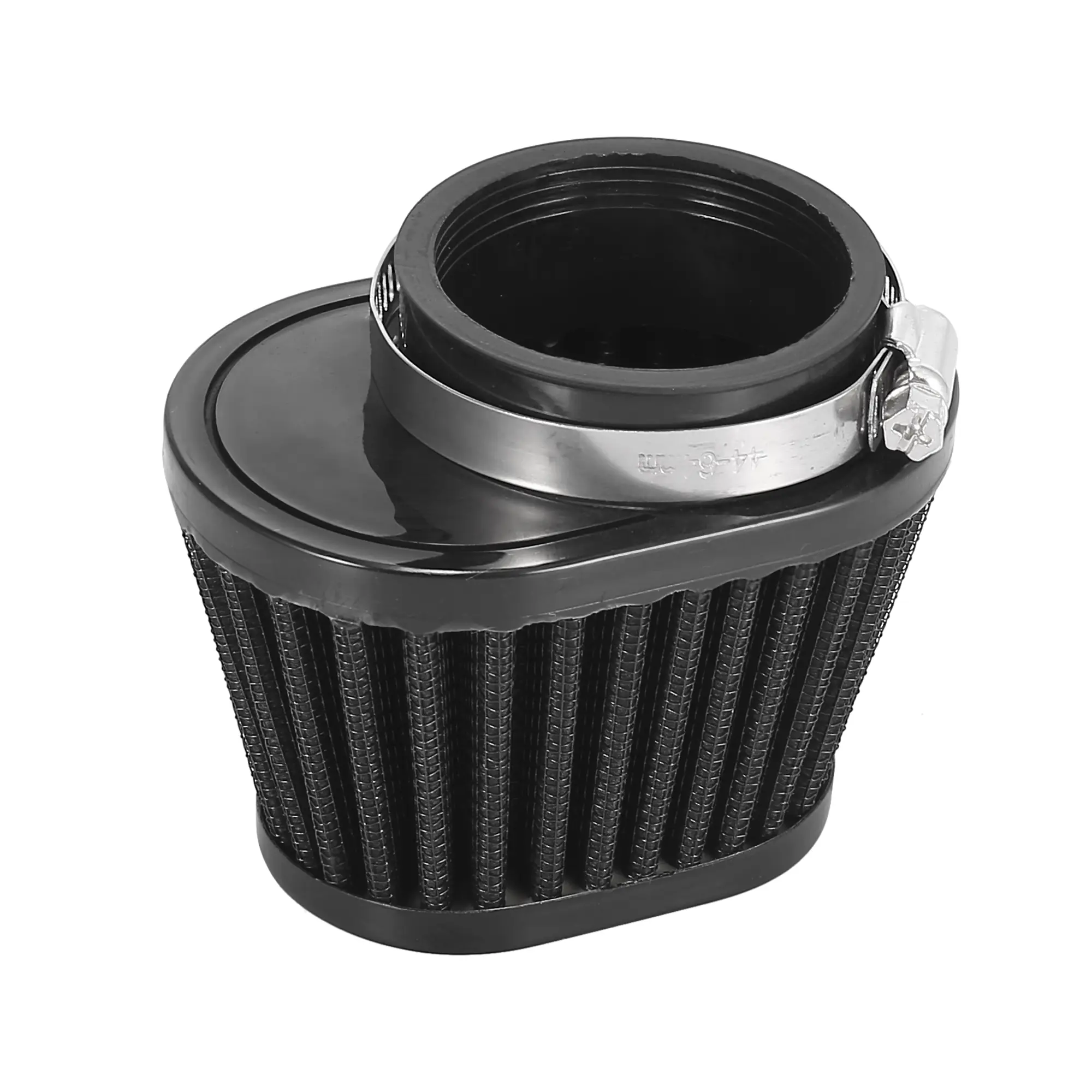 Universal 51mm Air Filter Cleaner Round Tapered Replacement for Motorcycle Black