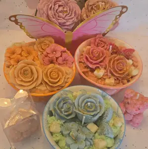 Aromatique Bliss Soaps & Candles - Decorative Soap Bar with Butterfly Design, Ideal for Home Decor and Ornaments