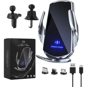 Charger  Phone Holder Mount   15W   Auto Clamping  Charger Phone Mount Holder fit for  Android Smartphone()