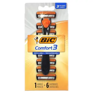 BIC Comfort 3, 1 Handle, 6 Cartridges