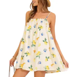 Limonata Tie-Back Mini Dress