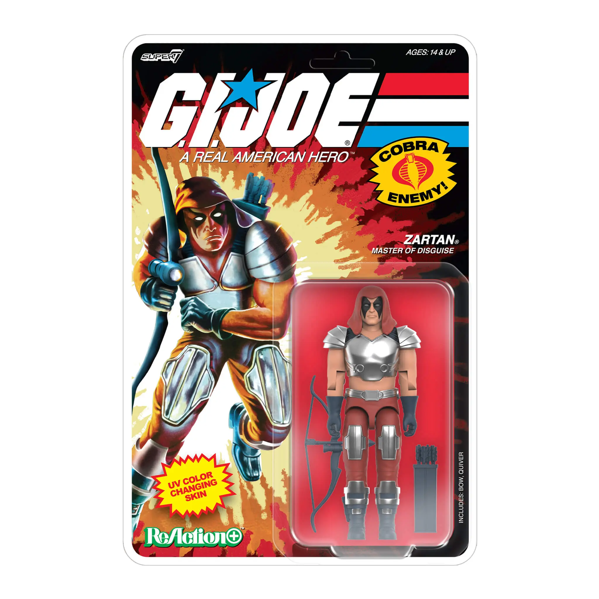 Super7 G.I. Joe ReAction+ Wave 09 - Zartan (Comic)