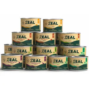 ZEAL Natural Cat Wet Food | 94% High Meat Content | Balanced Nutrition & Rich in Superfoods | Beef / Chicken / Lamb / Venison / Chicken & Salmon Recipe | Bulk Pack Series | 24×90g / 12×170g Cans