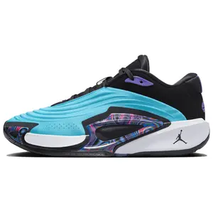 Jordan Luka 3 PF Low-Top Basketball Shoes for Men: Comfortable, Versatile, Slip-Resistant, and Durable in Blue-Black-Pink Trending Shoes, House White Official Shoes to Get / Maison Mihara