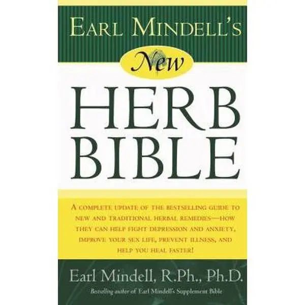 USED Book - Earl Mindell's New Herb Bible: A Complete Update of the Bestselling Guide to New and Traditional Herbal Remedies - How They Can Help Fight Depression by Mindell, Earl (Mass Market Paperback) - english