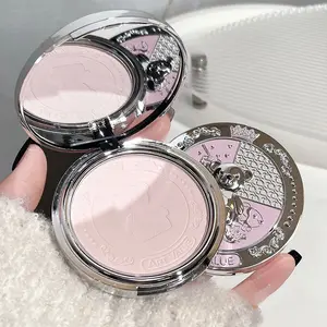 Bear Knight Soft Focus Powder, Matte Natural Loose Powder, Makeup Cosmetics, Long-Lasting Coverage, Smooth Finish, Ideal for All Skin Types