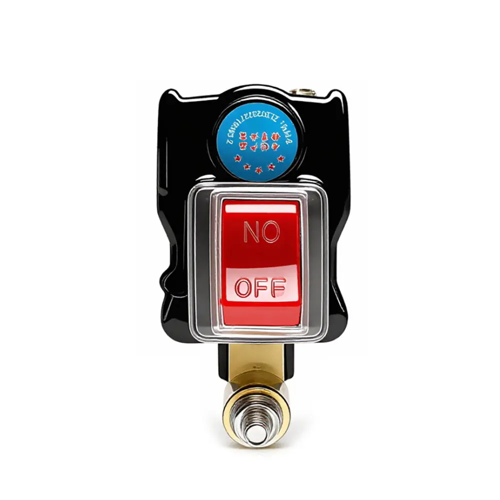 12V-24V T-Type Car Battery Cut Off Switch Digital Display Voltage Pure Copper Master Power Disconnect Heavy Duty Switch